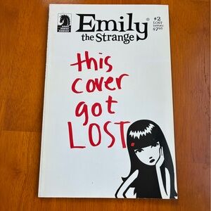 Emily the Strange Comic Book - Black and White Cover
